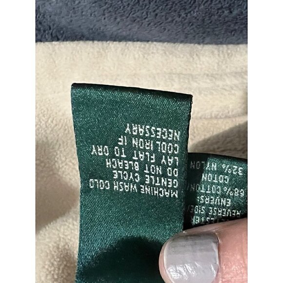 Lauren Ralph Lauren Reversible Vest Medium Womens  Tan natural capsule - Picture 8 of 11